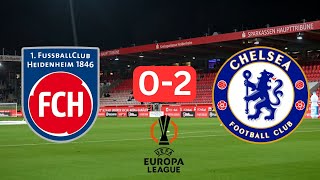 Heidenheim vs Chelsea 02 Highlights UEFA Conference League Match 28 Nov 2024 [upl. by Ggerk]