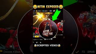 NITIN FREE FIRE EXPOSED 😂  Nitin Free Fire Scripted Video freefire shorts ytshorts [upl. by Sapienza920]