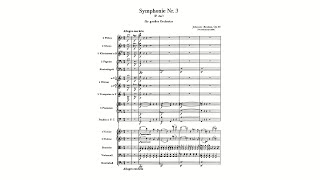 Brahms Symphony No 3 in F major Op 90 with Score [upl. by Cecilius]