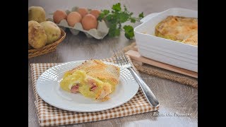 Gateau di patate  gattò con salame e uova sode nella cucina calabrese  Ricette che Passione [upl. by Ysirhc]