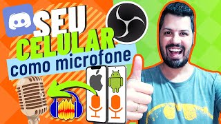 Como usar o CELULAR como MICROFONE no PC 2024 WO Mic [upl. by Bolte]