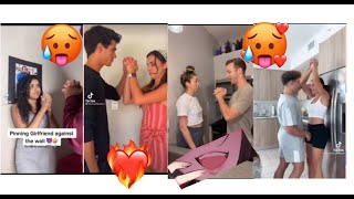 Pinning My Girlfriend Against Wall  Funny Reactions  TickTock Compilaions [upl. by Strickland]