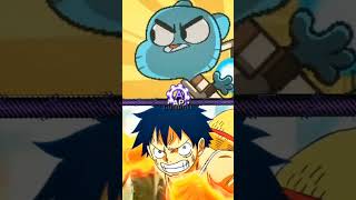 Gumball VS Monkey D Fodder  edit whoisstrogest powerscaling theamazingworldofgumball [upl. by Revned86]