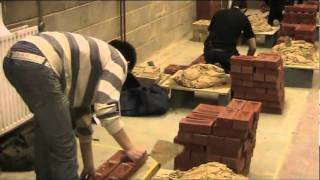 Croydon College Bricklayer Competition [upl. by Nelleyram]