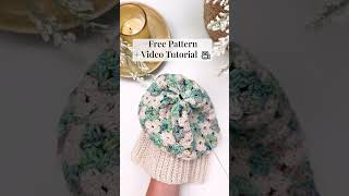 Free Crochet Granny Stitch Hat Pattern  6 Sizes [upl. by Caleb603]