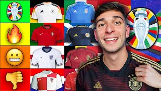 RANKING EVERY EURO 2024 HOME KIT [upl. by Gerg]