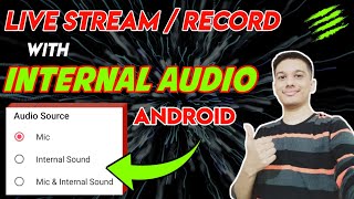 How To Live Stream With Internal Audio On Android  CameraFi App Hindi [upl. by Ainaled475]