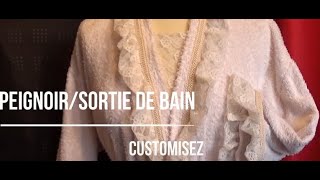 DIY 19 Peignoir  sortie de bain à 0 euro 100100 recyclage Tuto couture facile [upl. by Foster]