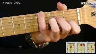 Gitarrenakkorde AMollG  AmG chord [upl. by Boeke]