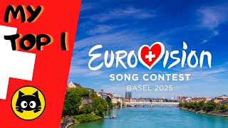 🇪🇺 Eurovision 2025 · MY TOP 1 · Eurogatito [upl. by Levinson]