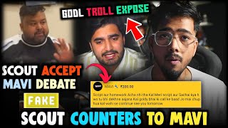 Scout EXPOSE Mavi 🚫 Mavi Direct Chat w sc0ut 🚨 Goldy Bhai Request ✅ Scripted 🟡 GODL Troll [upl. by Wentworth104]