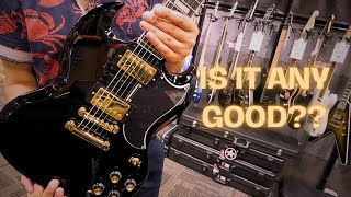 2023 Epiphone SG Custom Guitar  DeMo REVIEW [upl. by Furtek]