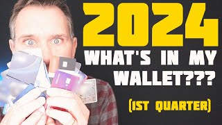 2024 WHATS IN MY WALLET 💳 Credit Cards Im Carrying in Quarter 1 [upl. by Gonsalve]