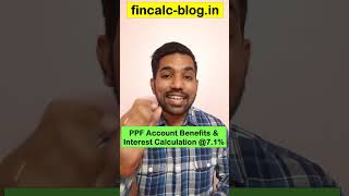 PPF Account Benefits amp Interest Calculation 71 [upl. by Duwe]