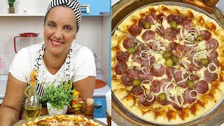 Aprenda a fazer uma Deliciosa Pizza de Calabresa [upl. by Juley855]