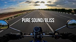 Honda CB 350 RS Pure Riding Sound [upl. by Eeuqram]