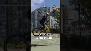 Cycling as daring mtb bikelanes mountainbike mtblife bmx mountainbiking automobile super [upl. by Nipha]