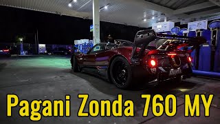 ONEOFF Pagani Zonda 760 MY Roadster in Düsseldorf [upl. by Anawahs]