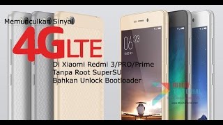 Cara Mudah 4G LTE Redmi 3 PRO Tanpa Root dan Unlock Bootloader [upl. by Ned]