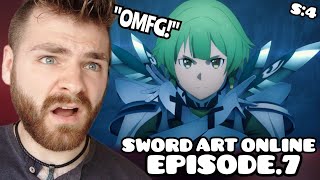 THEY HAVE FAILED  Sword Art Online  Episode 7  SEASON 4 ALICIZATION PART 2  ANIME REACTION [upl. by Atteuqihc]