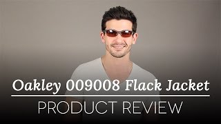 Oakley Flak Jacket OO9008 Sunglasses Review  SmartBuyGlasses [upl. by Atirahs689]