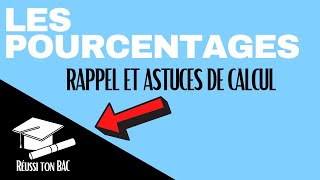 Astuces de calcul sur les pourcentages  apprends à calculer les pourcents de tete en 3 minutes [upl. by Modnar]