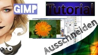 Gimp Tutorial 7 Bilder Ausschneiden und Einfügen I Zauberstab Deutsch HD [upl. by Wilmette856]