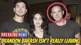 BIG RUMOR Brandon Barash isnt really leaving Days of our lives [upl. by Longley]