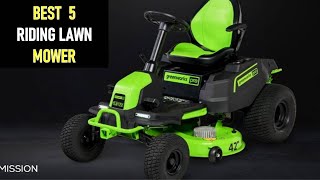 Top 5 Best Riding Lawn Mower in 2024 [upl. by Nightingale]