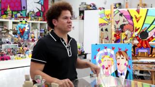 Inside the Artists Studio Romero Britto [upl. by Schulze]