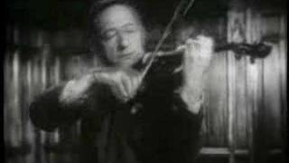 Jascha Heifetz plays Brahms Hungarian Dance 7 [upl. by Einnej705]