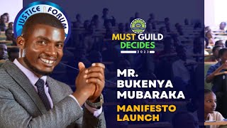 MUST GUILD PRESIDENTIAL MANIFESTO LAUNCH  MR BUKENYA MUBARAKA JEEMA [upl. by Lanos45]