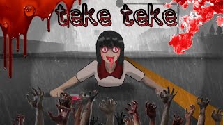 teke teke  HORROR MOVIE SAKURA SCHOOL SIMULATOR 👁️👄👁️ [upl. by Zakarias]