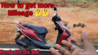 How To Get More Mileage age In Honda Dio Dlx Bs6 த‌மி‌ழ் 😍🤗 hondadio [upl. by Henka]