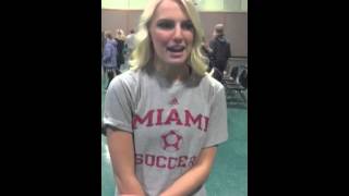 Elyria Catholics Kirsten Fehlan commits to Miami [upl. by Eradis]