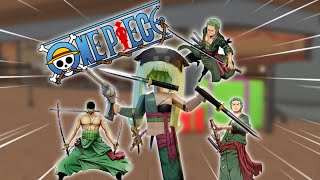 Playing MM2 as Zoro From One Piece [upl. by Ainoloppa934]