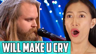 Chris Kläfford Sings Imagine Reaction  Swedish Idol Winner Takes On Americas Got Talent AGT 2019 [upl. by Schilt]