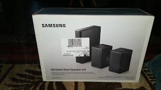 Samsung wireless rear speaker kit [upl. by Juni]