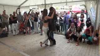 Kizomba Intermediate with Avelino and Joana at Kizomba Swimming Festival [upl. by Eedyaj]