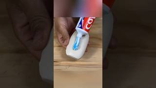 Transform Your Bathroom Amazing Toothpaste and Soap Hack Home Toothpaste DIY Cleaning shorts [upl. by Reivad]