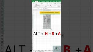 Master Shortcuts for Borders in Excel📊🔲ExcelTips ExcelBorders ExcelShortcuts SpreadsheetSkill [upl. by Louisette]