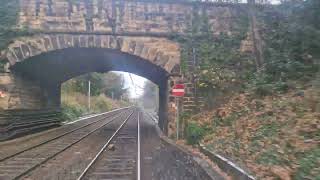 Tyne and Wear Metro 4053 Journey from South Gosforth to Monument Back Window View tyneandwear [upl. by Oninrutas]