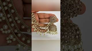 Indian Jwellery Bahubali Jhumka jwellery fashion love [upl. by Eleanora]