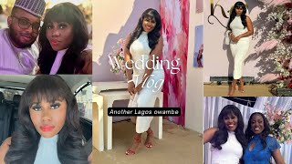 Fun NIGERIAN WEDDING guest VLOG OOTD wedding reception amp after party weddingguestlook [upl. by Wichman]