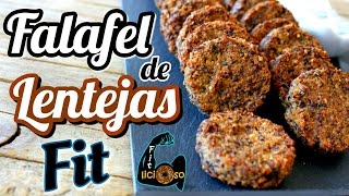 FALAFEL DE LENTEJAS FIT croquetas de lentejas  Recetas Fitness [upl. by Convery]