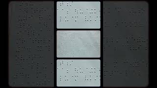 Braille is the reading for blind people blind awareness 🦯you tube shorts vlogs riha [upl. by Ocsinarf]