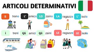 LARTICOLO DETERMINATIVO IN ITALIANO  iLLOLGLILALE LEARN ITALIAN BEGINNER APRENDE ITALIANO [upl. by Raimund24]