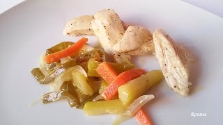 Pechuga de pollo con verduras [upl. by Asille]