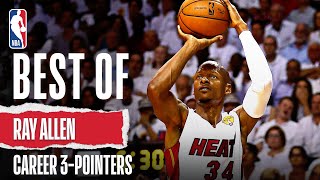 Best Of Ray Allen  Career 3Pointers [upl. by Anahahs]