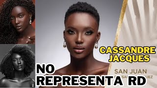 CASSANDRE JACQUES NO REPRESANTA A RD EN MIS MUNDO [upl. by Bearce]